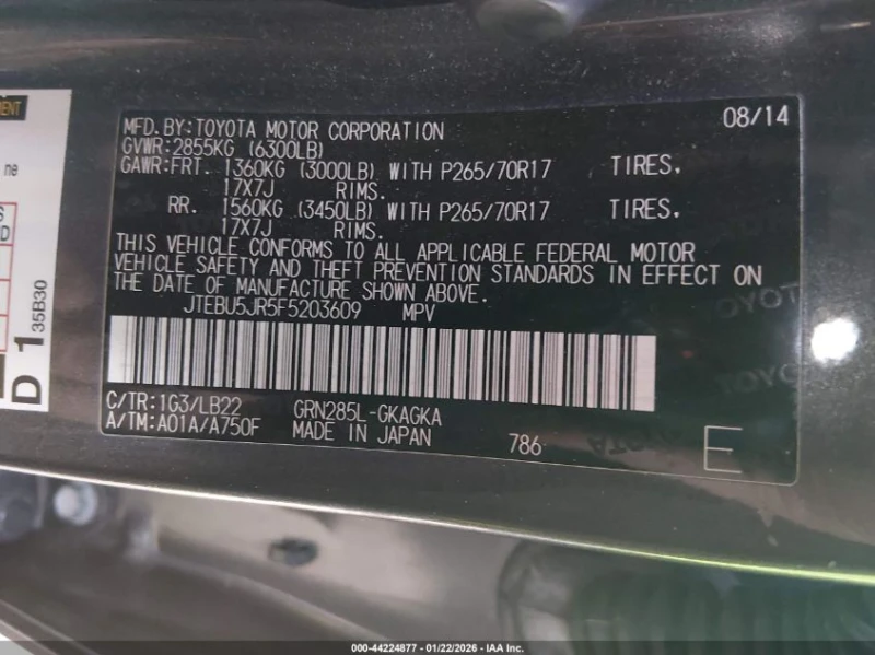 Toyota 4runner 4l Sr5 Premium, снимка 9 - Автомобили и джипове - 53600525