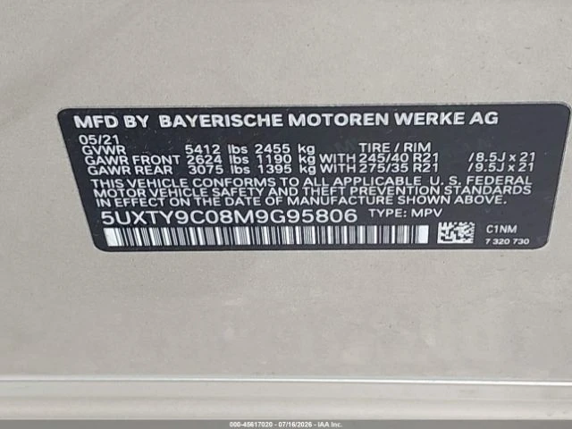 BMW X3 M40I XDRIVE| HUD| ПАНО| AMBIENT| GESTURE, снимка 13 - Автомобили и джипове - 55643967