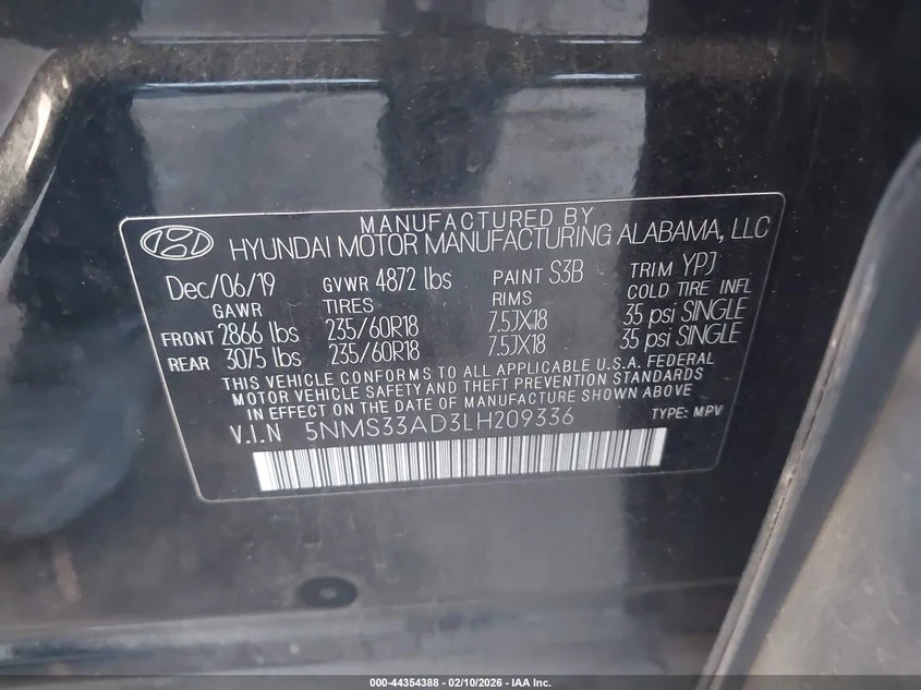 Hyundai Santa fe 2.4L I-4 DI, DOHC, VVT, 185HP Front Wheel Drive, снимка 9 - Автомобили и джипове - 53939503