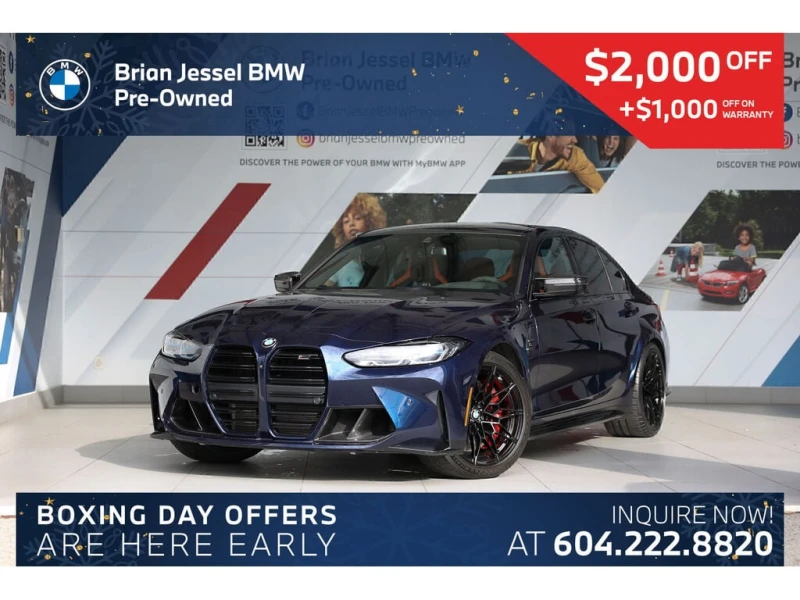 BMW M3 * Competition Ultimate Pkg, No Accidents * CARFAX 