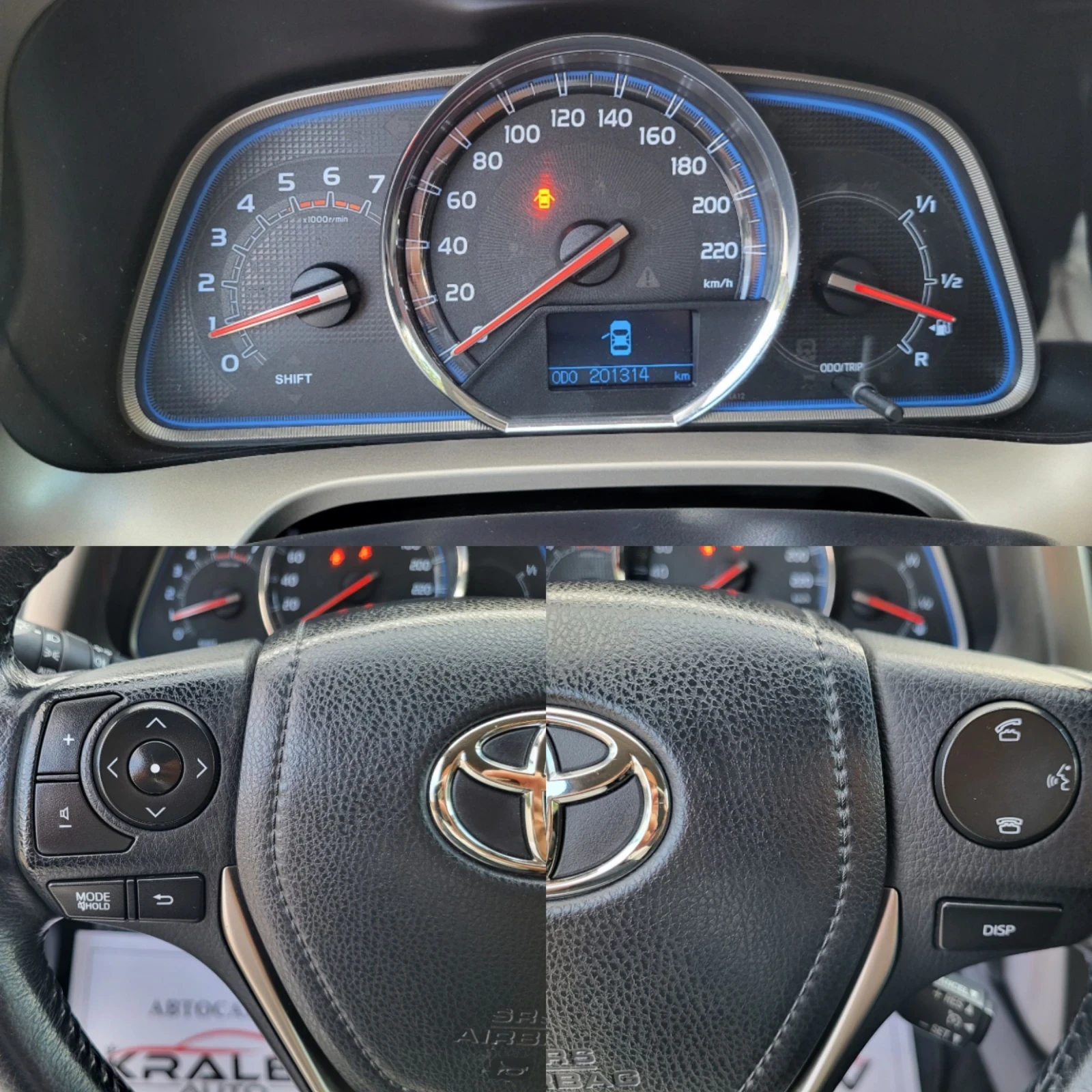 Toyota Rav4 2.0D4D  4X4 КОЖА/НАВИГАЦИЯ/КАМЕРА - изображение 10