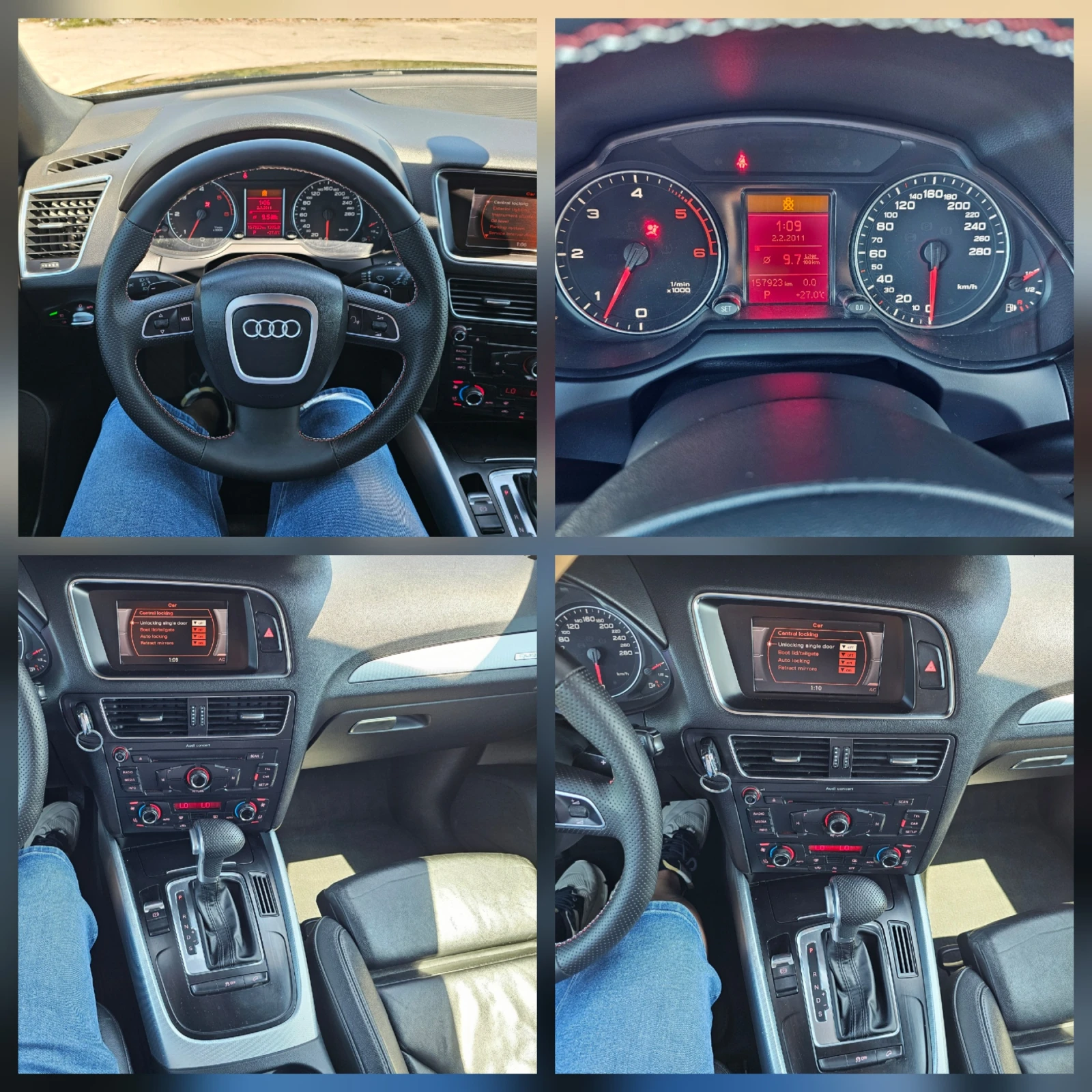 Audi Q5  3.0ТD/* 239* Quattro* S-LINE, снимка 15 - Автомобили и джипове - 55792772