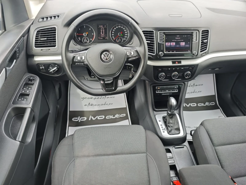 VW Sharan 2.0TDI DSG* ел.врати* автом. паркиране* 7 места* , снимка 15 - Автомобили и джипове - 46967751