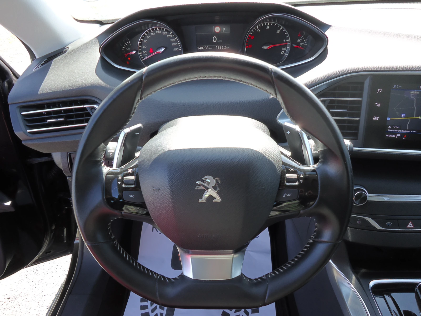 Peugeot 308 1.5 BlueHDI АВТОМАТИК, снимка 15 - Автомобили и джипове - 53805279