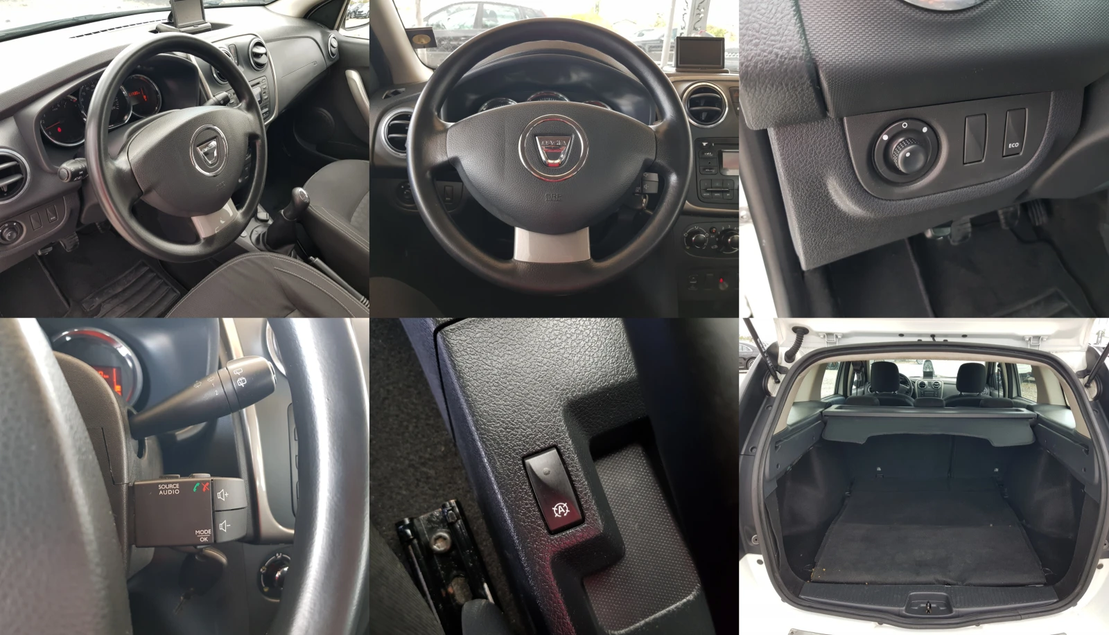 Dacia Logan MCV БЕНЗИН/ГАЗОВ ИНЖЕКЦИОН ИТАЛИЯ /12/2015 EURO 6B, снимка 14 - Автомобили и джипове - 54414553