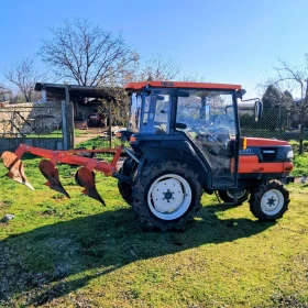 Трактор Kubota GL221 с фреза плуг и косачка , снимка 10