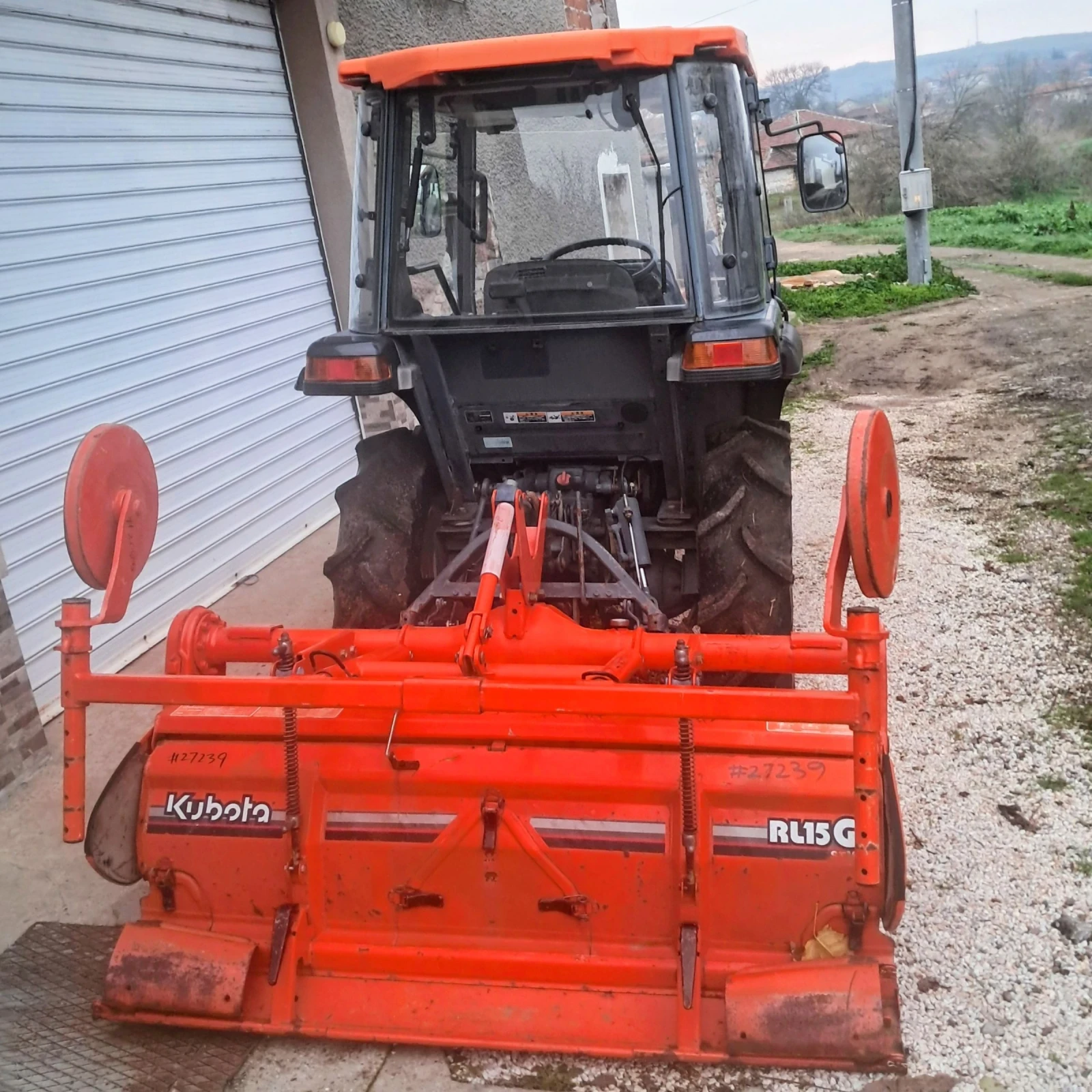 Трактор Kubota GL221 с фреза плуг и косачка  - изображение 3