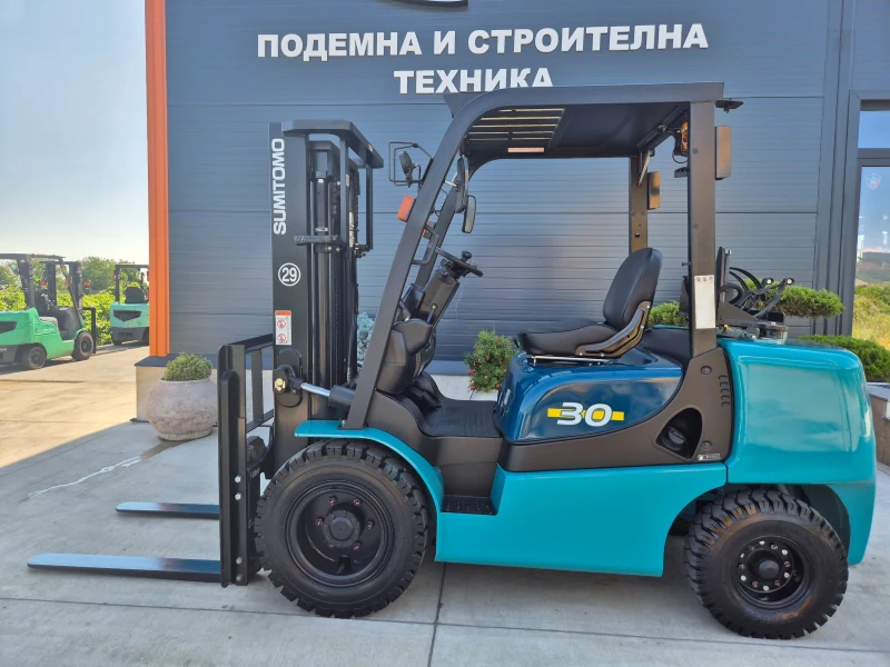 Мотокар Yale SUMITOMO / 3гона / ИЗРАВНИТЕЛ / ГАЗ+ БЕНЗИН / , снимка 2 - Индустриална техника - 50847466