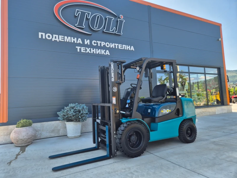 Мотокар Yale SUMITOMO / 3гона / ИЗРАВНИТЕЛ / ГАЗ+ БЕНЗИН / 