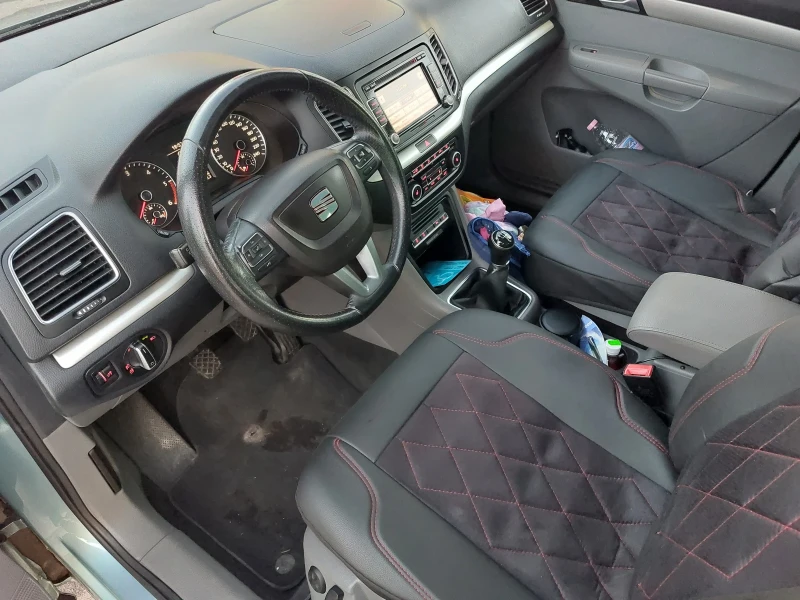 Seat Alhambra 2.0TDI 140КС 7MEСТА Ecomotive, снимка 17 - Автомобили и джипове - 52499320