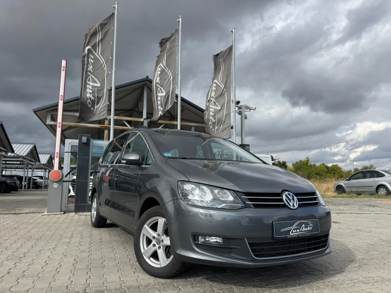 VW Sharan 2.0TDI#150K.C#NAVI#DSG#LED#ПОДГРЕВ, снимка 2 - Автомобили и джипове - 52104208