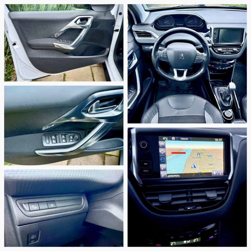 Peugeot 2008 1.6HDi* 120hp* Euro 6B* Allure* LED* , снимка 12 - Автомобили и джипове - 52807565
