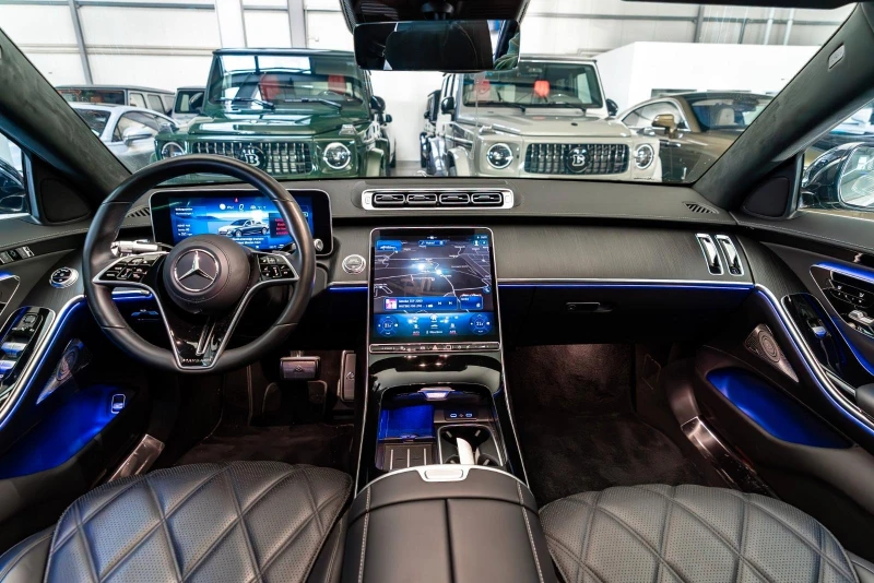 Mercedes-Benz S 580 MAYBACH 4-MATIC BURMESTER PANORAMA, снимка 8 - Автомобили и джипове - 52618715