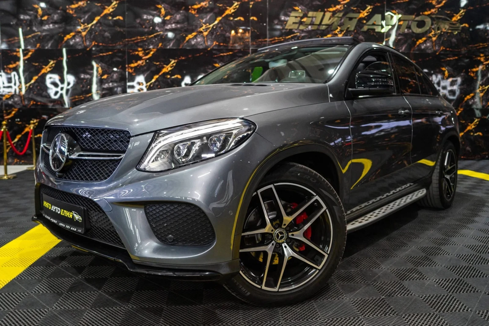 Mercedes-Benz GLE 350 D 4MATIC FULL AMG LINE ПАНО H&K ЛИЗИНГ 100%, снимка 4 - Автомобили и джипове - 53896888