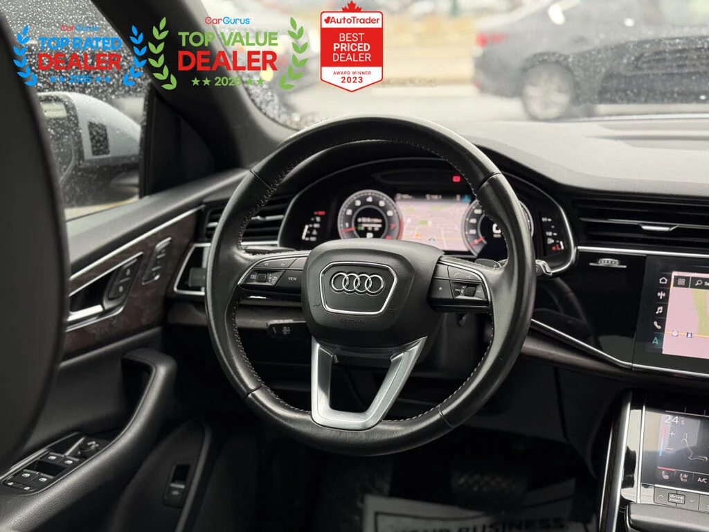 Audi Q8 PROGRESSIV 55TFSI* 360 КАМЕРА* ПАНОРАМА, снимка 6 - Автомобили и джипове - 54373003