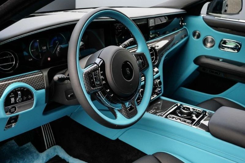 Rolls-Royce Ghost BLACK BADGE/FACELIFT/BESPOKE/SHOOTING STAR/TV/, снимка 9 - Автомобили и джипове - 52804544