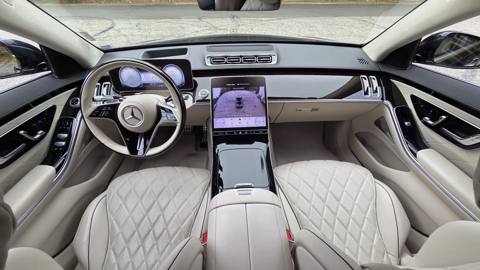 Mercedes-Benz S 400 D LONG 4Matic AMG PPF FIRST CLASS DIGITAL Light, снимка 10 - Автомобили и джипове - 56650552