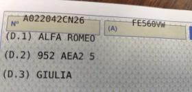 Alfa Romeo Giulia 2.2D* АВТОМАТИК* EURO6B* NAVI*  - 10900 € / 21318.55 лв. - 92138966 16