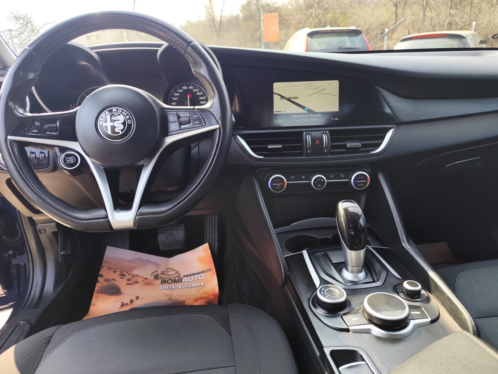 Alfa Romeo Giulia 2.2D* АВТОМАТИК* EURO6B* NAVI* , снимка 8 - Автомобили и джипове - 53875307