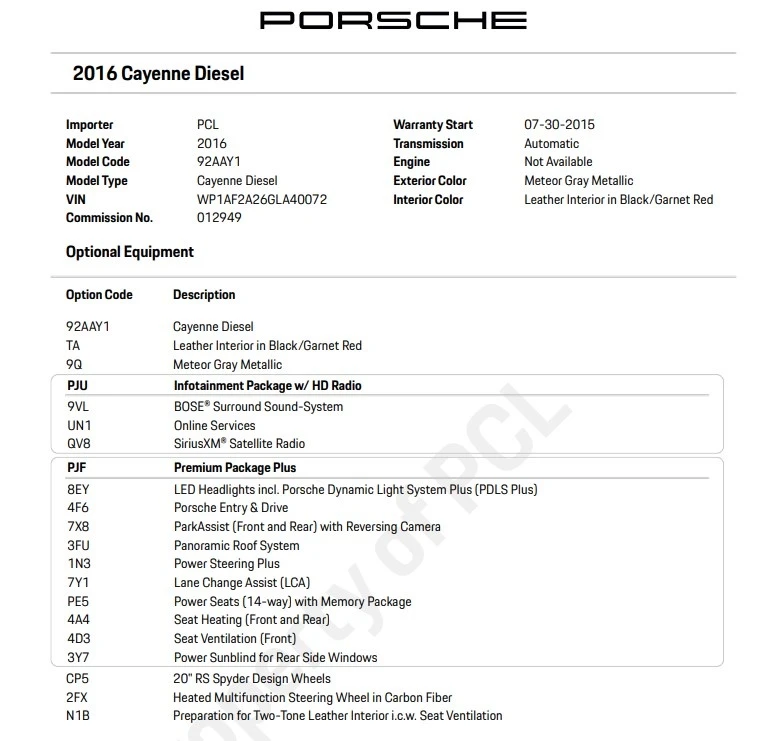 Porsche Cayenne Diesel  CARFAX, снимка 8 - Автомобили и джипове - 53405663