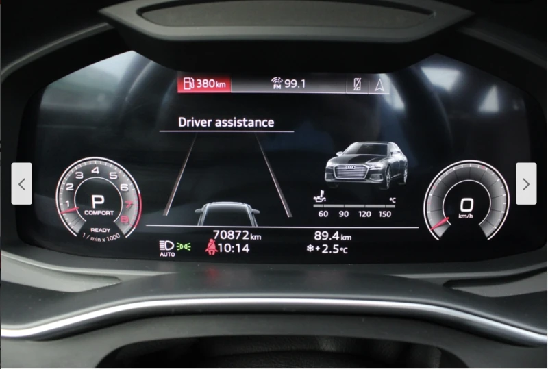 Audi A6 55TFSI* ДИГИТАЛНО* ТАБЛО* ОБДУХВАНЕ* МЪРТВА* ТОЧКА, снимка 10 - Автомобили и джипове - 52648877
