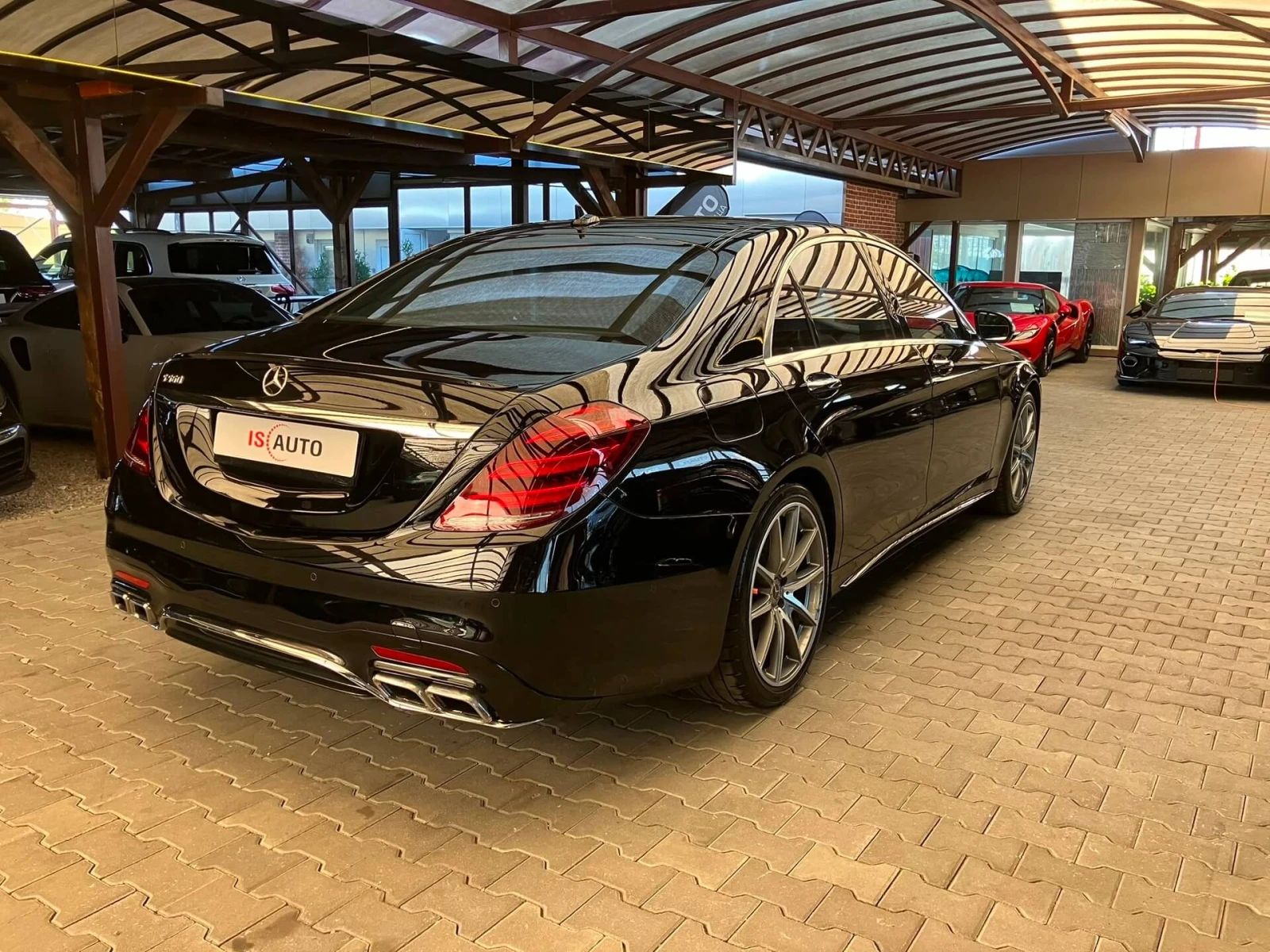 Mercedes-Benz S 560 AMG/Long/RSE/HuD/3D Burmester/Pano/Ambient/Обдухва, снимка 4 - Автомобили и джипове - 55472805