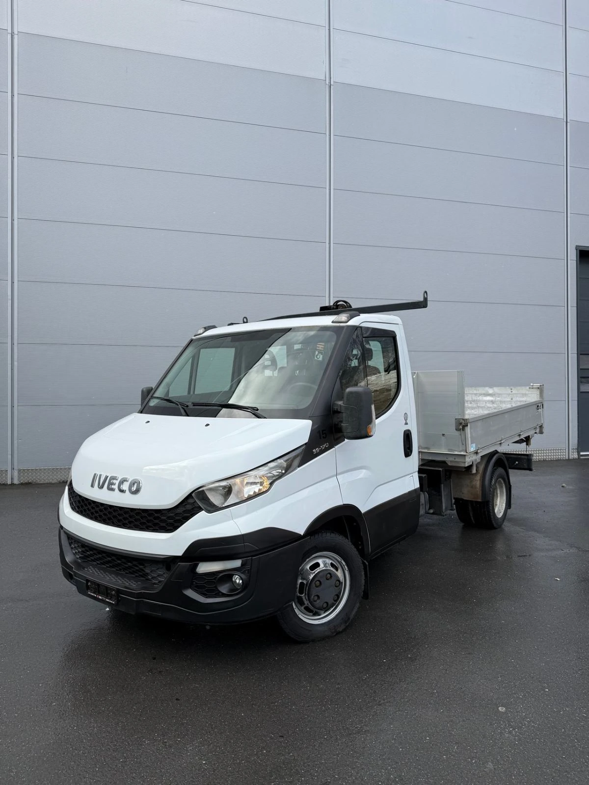 Iveco 35c17 до3, 5тСАМОСВАЛ с КРАН, HIAB-2500кг.6м ШВЕЙЦАРИЯ - изображение 8