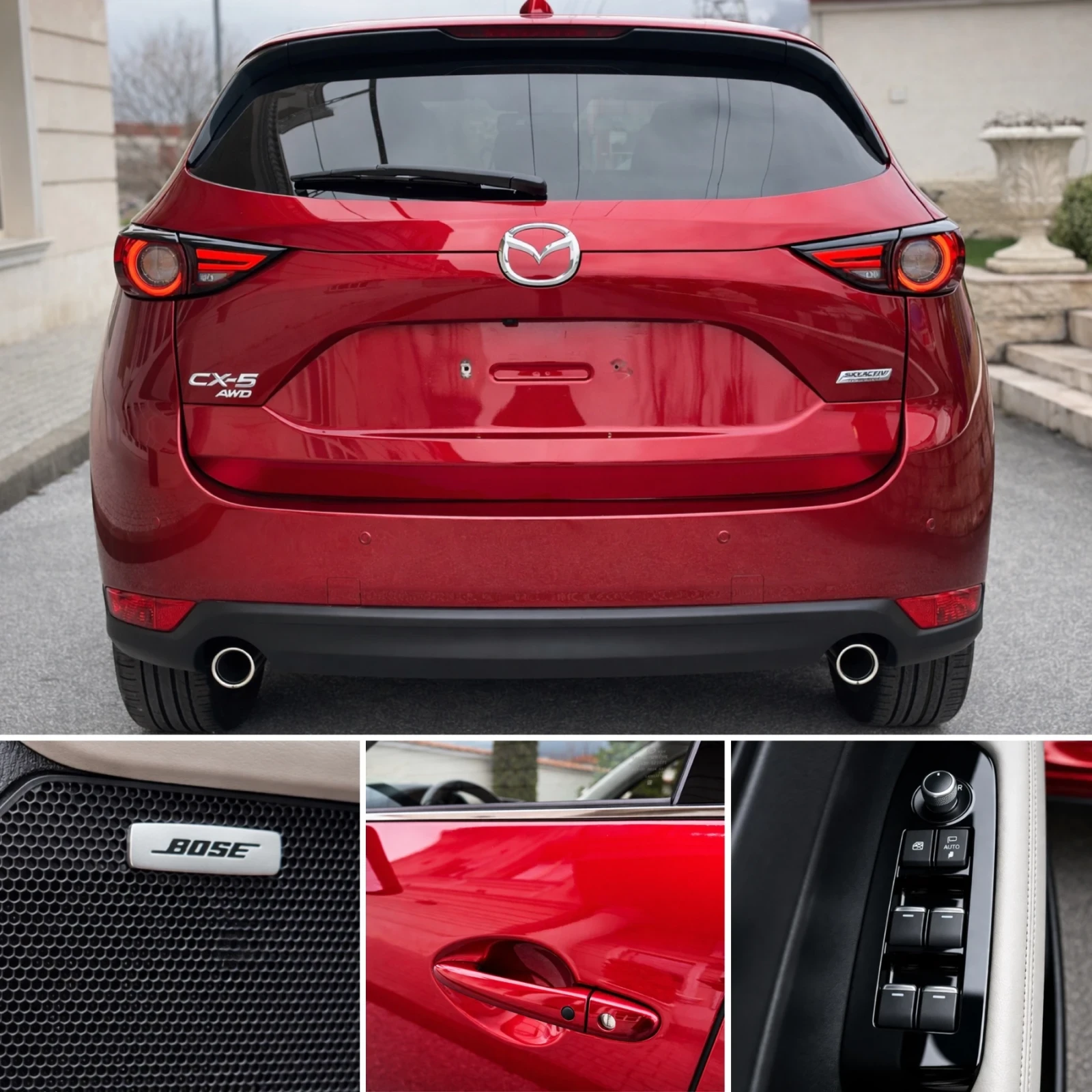 Mazda CX-5 CX-5 2.2 SKYACTIVE-D 4X4:EXCLUSIVE:BOSE:CAMERA:, снимка 13 - Автомобили и джипове - 54008775