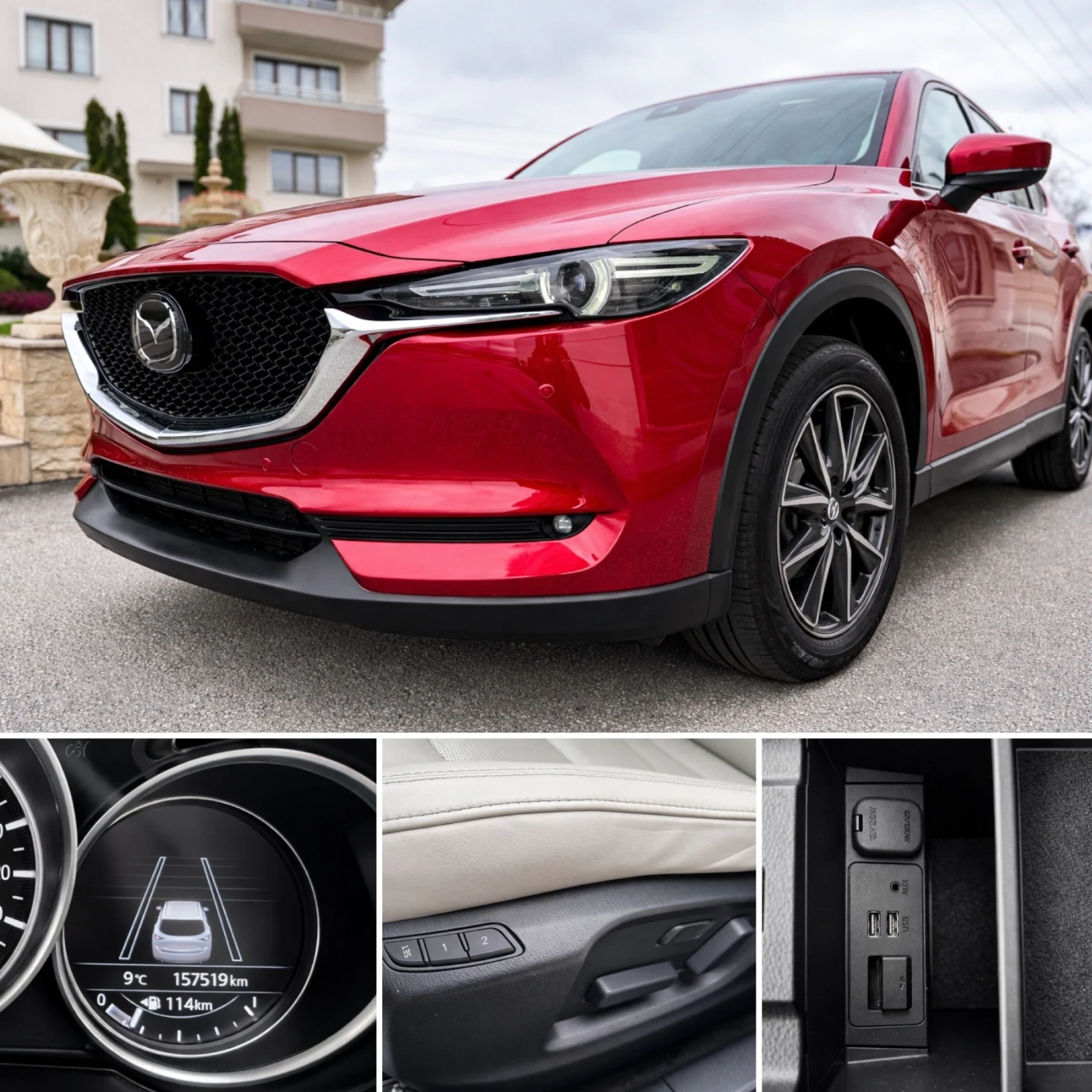 Mazda CX-5 CX-5 2.2 SKYACTIVE-D 4X4:EXCLUSIVE:BOSE:CAMERA:, снимка 11 - Автомобили и джипове - 54008775