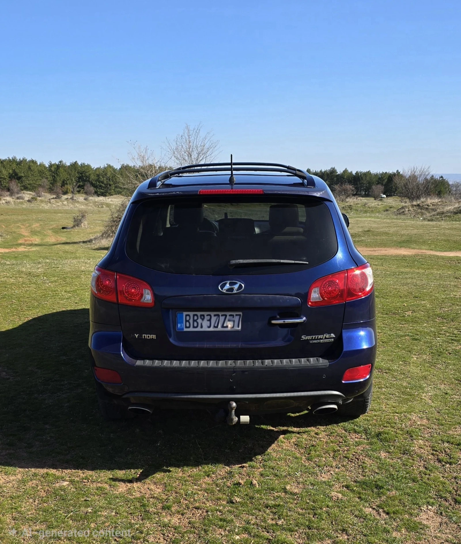 Hyundai Santa fe 2.2 CRDi 4WD 155кс ВСИЧКИ ЕКСТРИ, снимка 6 - Автомобили и джипове - 53865682