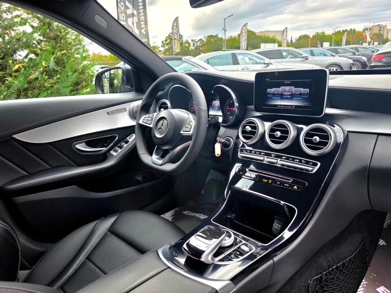 Mercedes-Benz C 220 D FULL AMG LINE BURMEISTER ЛИЗИНГ 100%, снимка 15 - Автомобили и джипове - 51946312