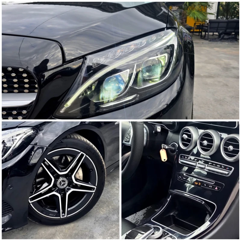 Mercedes-Benz C 220 D FULL AMG LINE BURMEISTER ЛИЗИНГ 100%, снимка 17 - Автомобили и джипове - 51946312