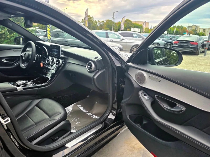 Mercedes-Benz C 220 D FULL AMG LINE BURMEISTER ЛИЗИНГ 100%, снимка 14 - Автомобили и джипове - 51946312