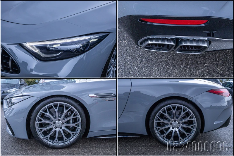 Mercedes-Benz SL 63 AMG 4M E PERF CERAMIC BURMEISTER4D 3xMANUFACTUR EXCL, снимка 16 - Автомобили и джипове - 52554349