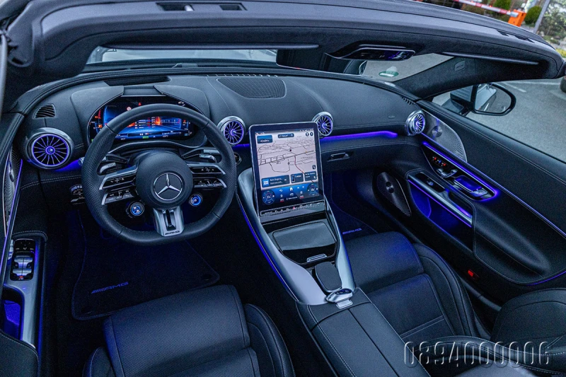 Mercedes-Benz SL 63 AMG 4M E PERF CERAMIC BURMEISTER4D 3xMANUFACTUR EXCL, снимка 10 - Автомобили и джипове - 52554349