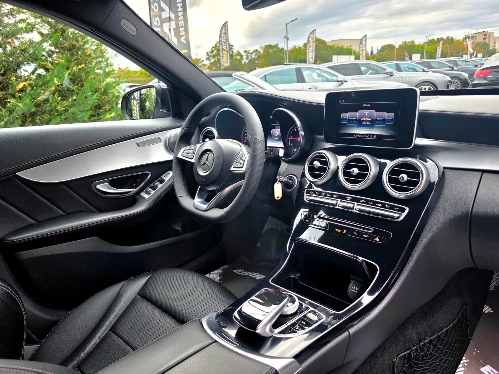 Mercedes-Benz C 220 D FULL AMG LINE BURMEISTER  100% | Mobile.bg   15