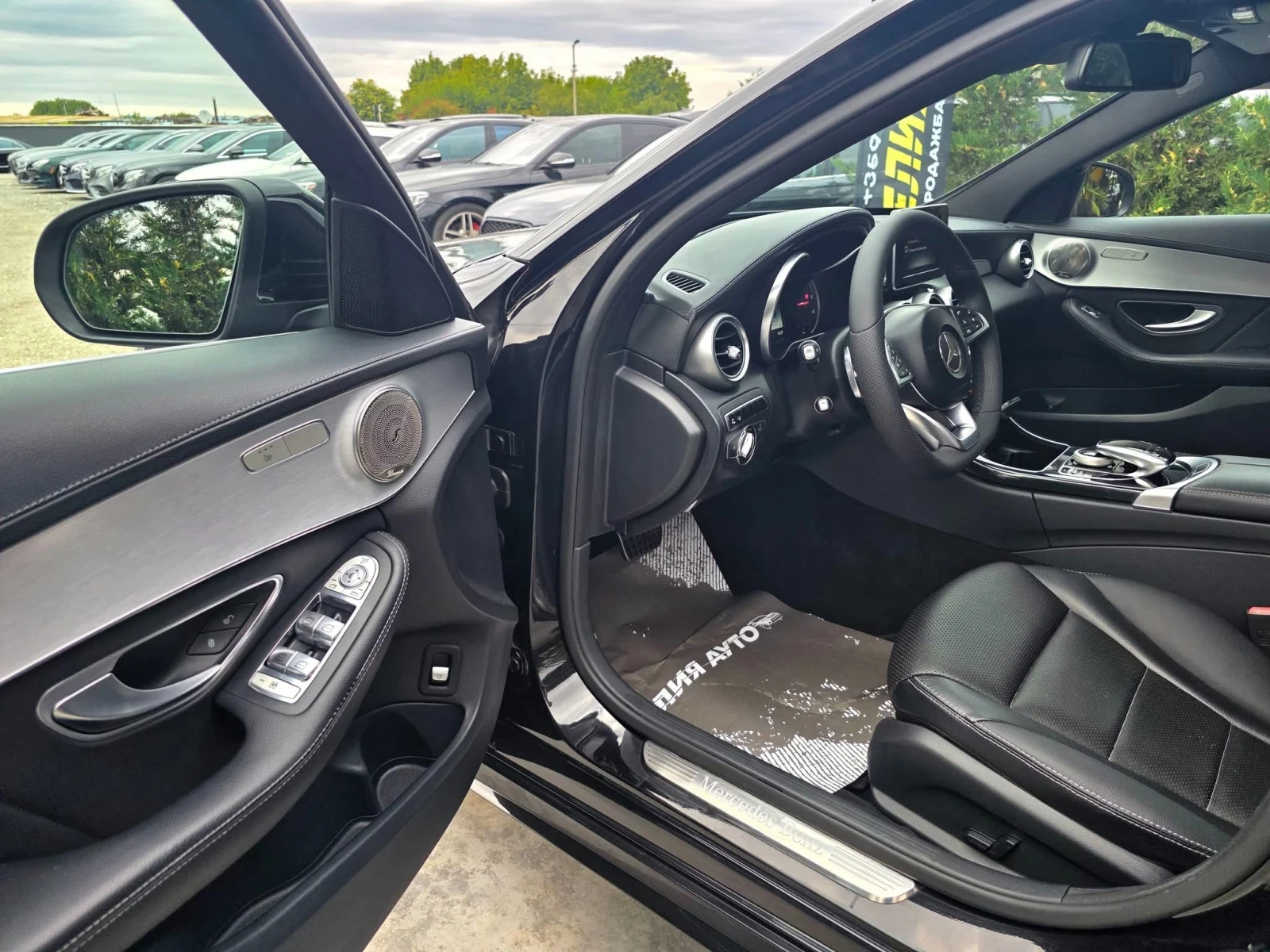 Mercedes-Benz C 220 D FULL AMG LINE BURMEISTER  100% | Mobile.bg   12