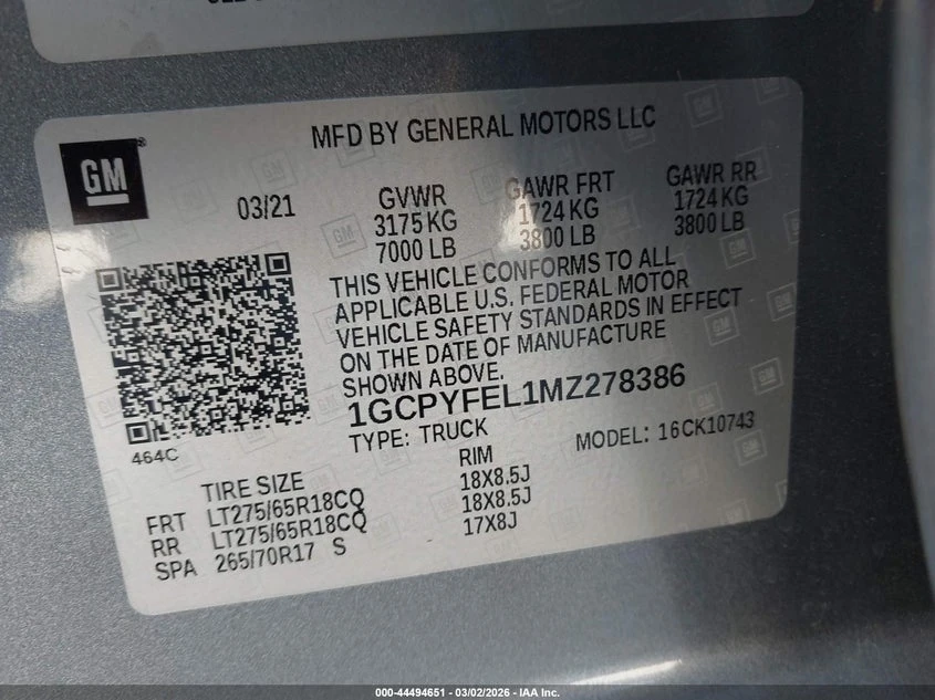 Chevrolet Silverado 6.2l 1500 Lt Trail Boss, снимка 9 - Автомобили и джипове - 53816593