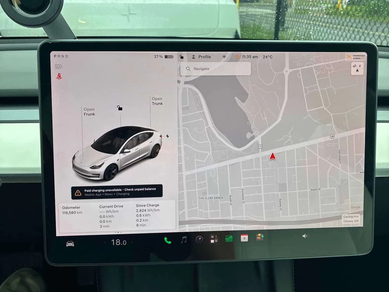 Tesla Model 3 * Standard Range * CARFAX * БЕЗ ПЪРВОНАЧАЛНА ВНОСК, снимка 8 - Автомобили и джипове - 55410540