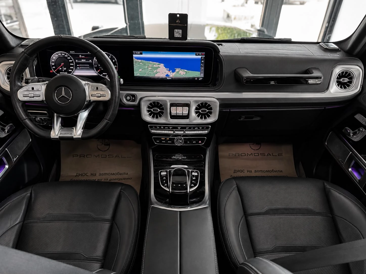 Mercedes-Benz G 63 AMG V8* Full* 360* Обдух* ЛИЗИНГ , снимка 9 - Автомобили и джипове - 55492034