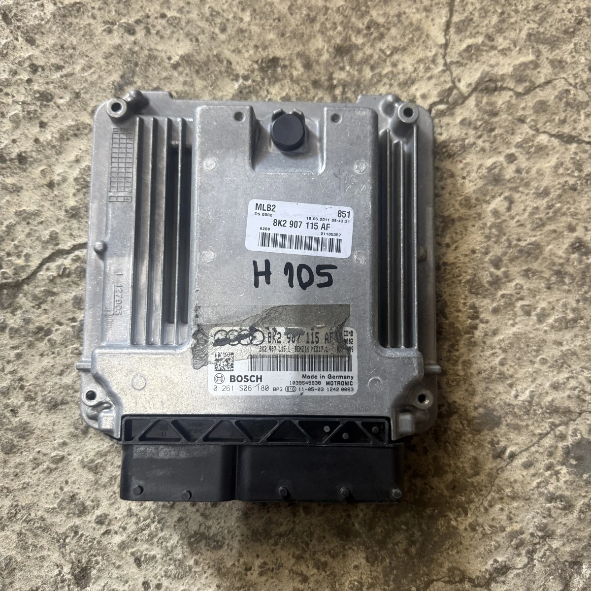 Компютър мотор двигател ECU AUDI A4 A6 A5 Q5 20TFSI CDN 8K2907115AF ном 105