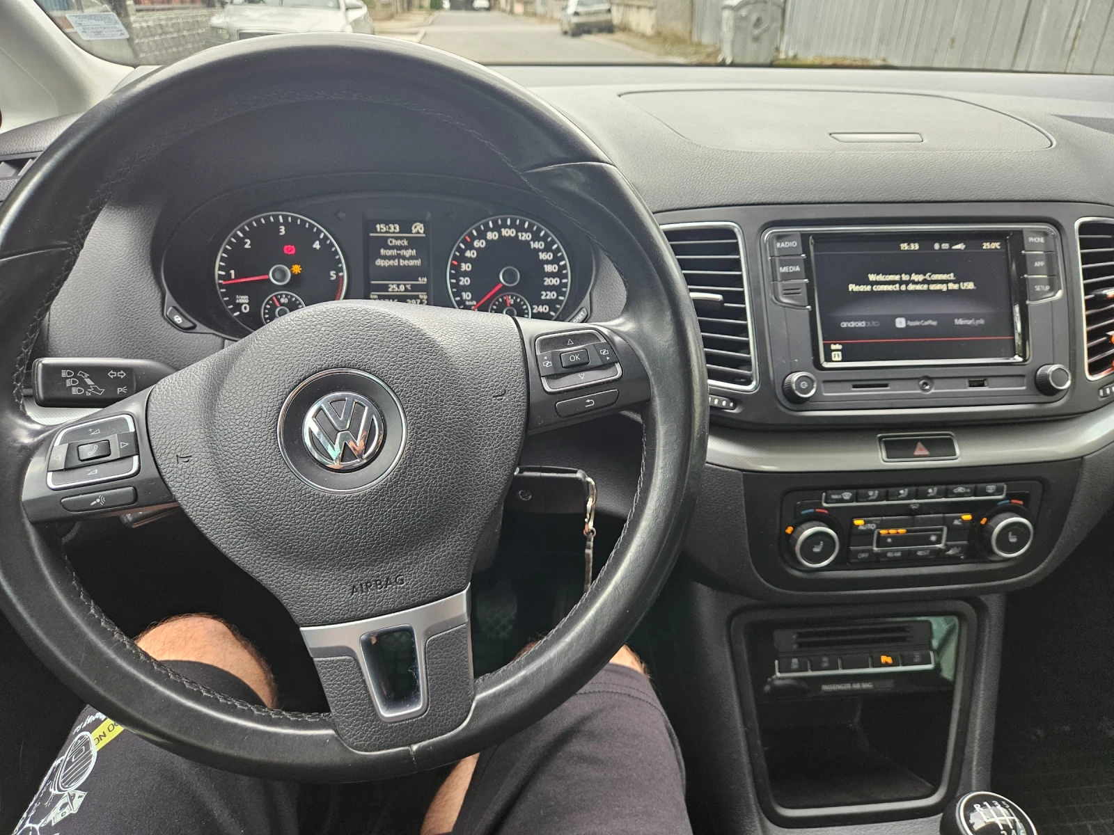 VW Sharan 2.0tdi  140кс 4motion, снимка 5 - Автомобили и джипове - 56660771