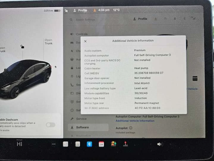 Tesla Model 3 LONG RANGE AWD DUAL MOTOR AUTOPILOT, снимка 13 - Автомобили и джипове - 53736056