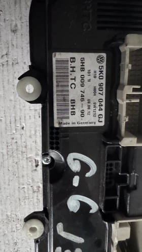 Климатичен блок / панел / табло зa VW Golf 6 - 5K0907044, снимка 2