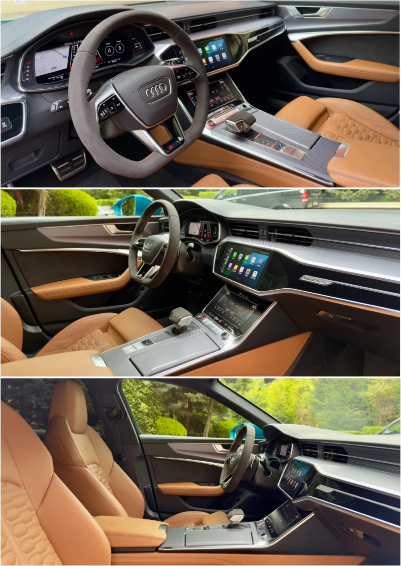 Audi Rs6 * CERAMIC* EXCLUSIVE* LASER* ЛИЗИНГ, снимка 13 - Автомобили и джипове - 50708671