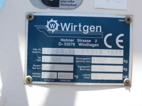 Машини за асфалт Друга WIRTGEN W500, снимка 8