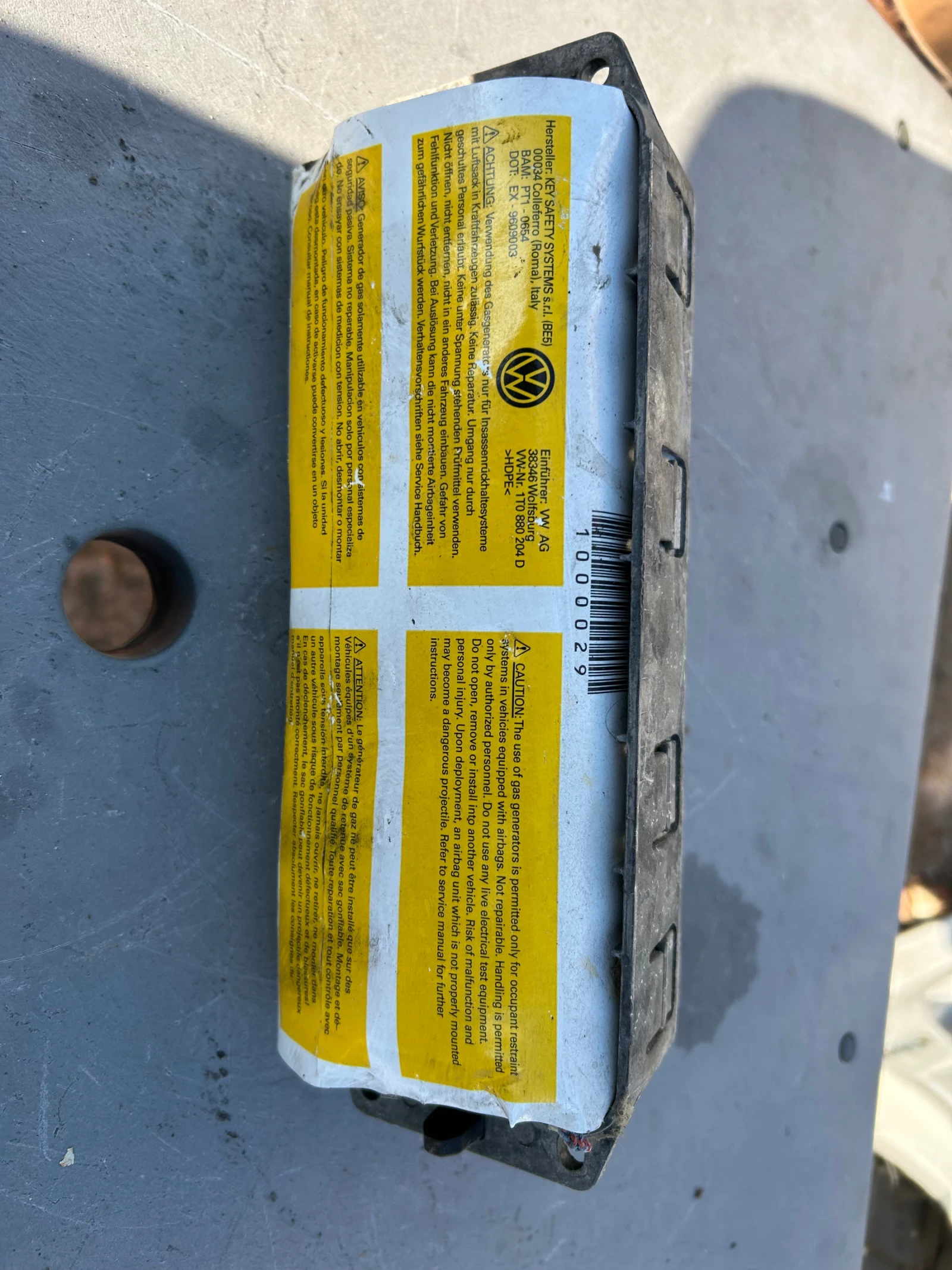 1T0880204D Airbag �����Volkswagen Touran 2001-2004 | Mobile.bg � ����������� 1