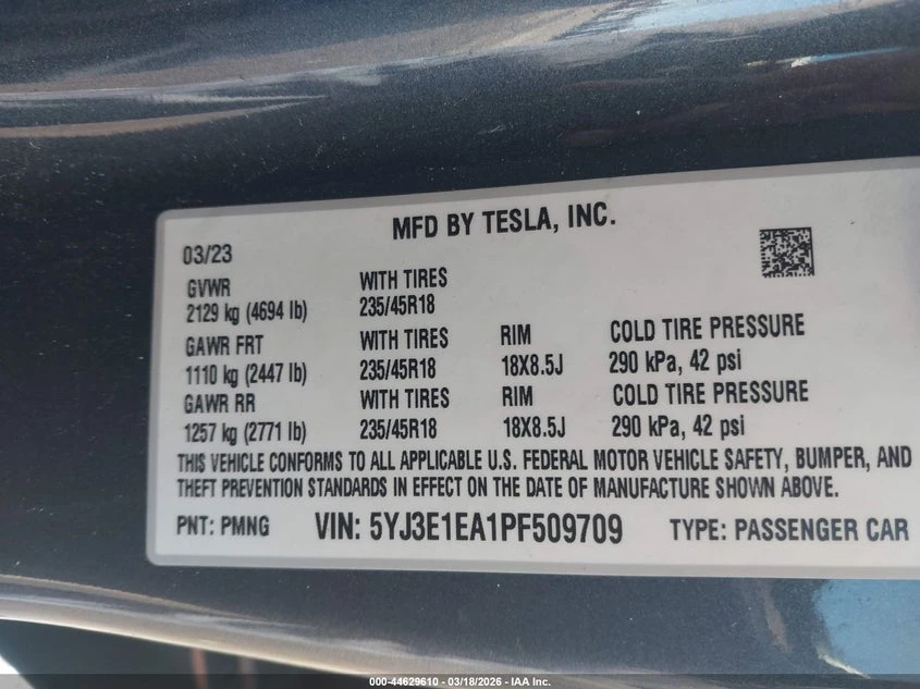 Tesla Model 3 Rear-Wheel Drive, снимка 9 - Автомобили и джипове - 54237385