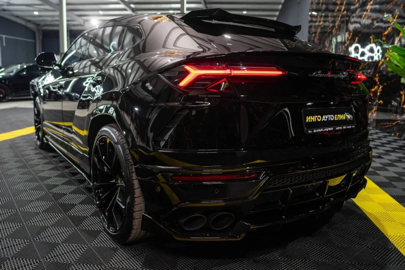 Lamborghini Urus 4.0 V8 FULL BLACK EDITION CARBON B&O ЛИЗИНГ 100%, снимка 6 - Автомобили и джипове - 53363867