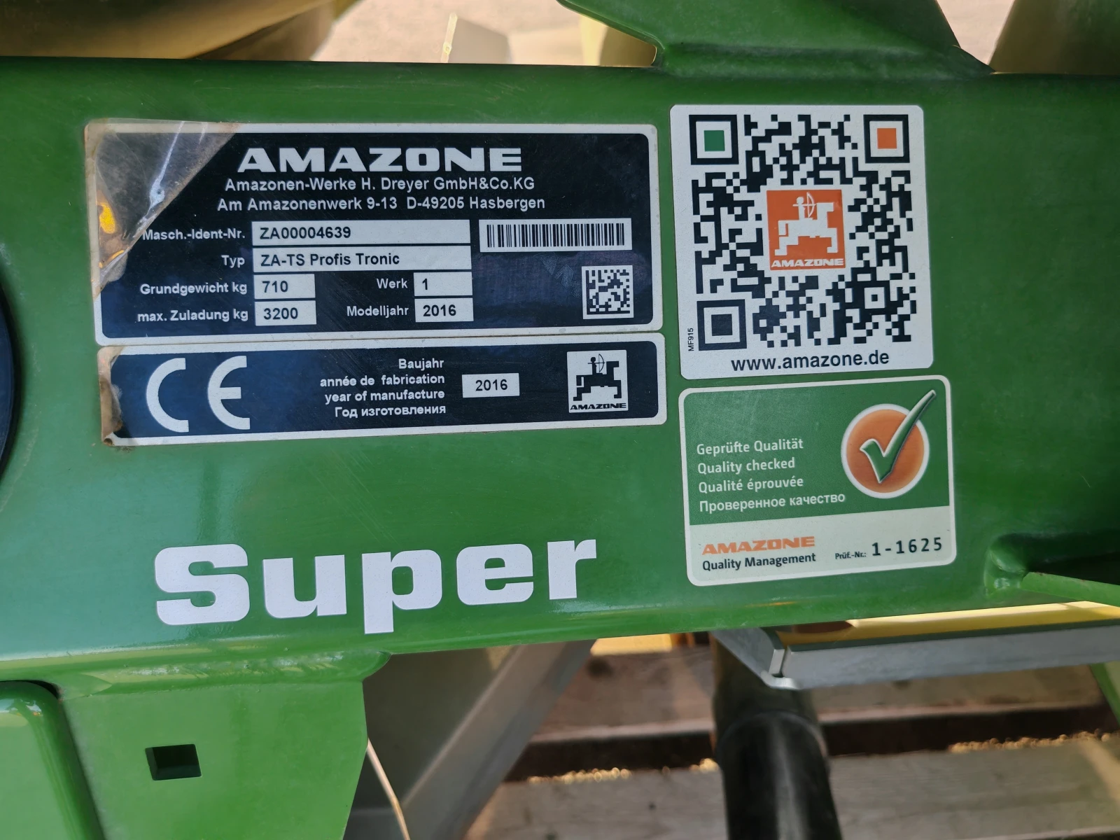 Торачка Amazone ZA-TS 3200 Super Profis Tronic лизинг с 20% - изображение 6